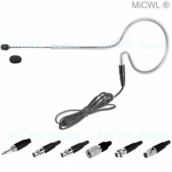 MiCWL SE02 Black earset Face Headset Microphone for Shure Audio-Technica AKG Sennheiser MiPro Wireless Mic System