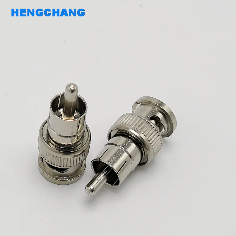 BNC to RCA connector BNC Male to RCA male Straight Convert Connector Adapter 50pcs