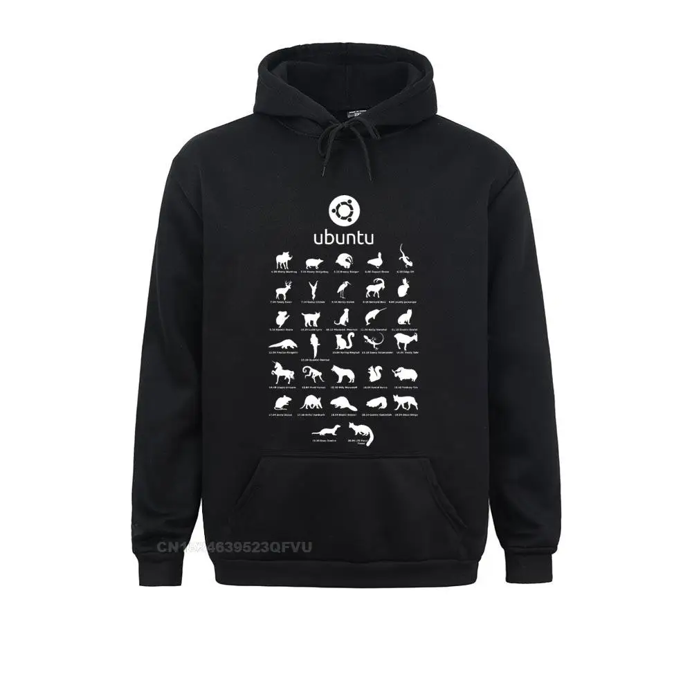 

Funny Ubuntu Linux Releases Hoodies Men Crew Neck Cotton Harajuku Women Distro Linux Debian Fitness Tees Printed Clothes