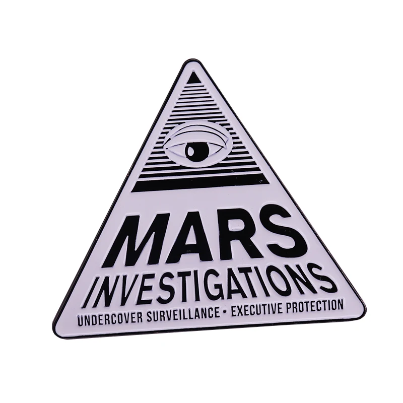 Mars investigations gold badge inspired by Veronica Mars fans perfect proud decor