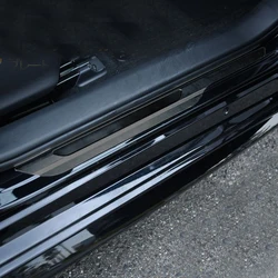 For Toyota Corolla 2019 2020 Hatchback Stainless Steel Door Sill Scuff Plates Protectors Car Thresholds Sticker Car Styling