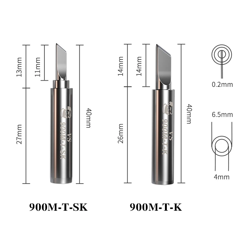 MECHANIC Lead-Free Soldering Iron Tip 900M-T-I/IS/K/SK Inside Heat Welding Head for 936 937 Soldering Station Repair Rework Tool