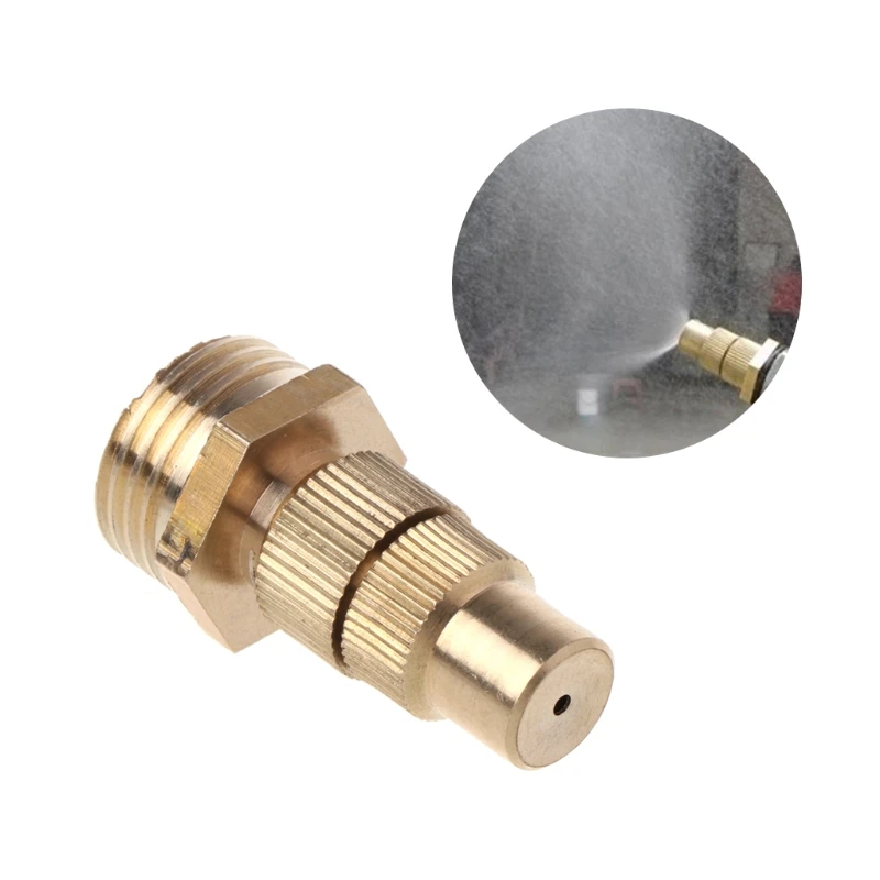 1/2 "DN15 irrigazione da giardino ugelli nebulizzatori regolabili in ottone testa di spruzzo