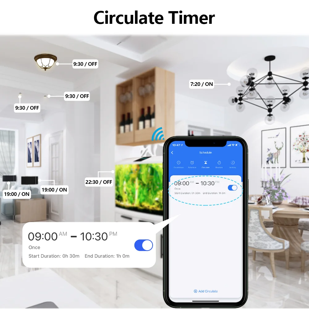 LoraTap Tuya Smart Life 1,2,3 Gang EU/US Light Touch Panel Switch App Remote Control Timing Voice Operate via Google Home Alexa