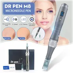 オリジナルDr.pen Ultima M 8電動ワイヤレスDermapen専門マイクロニードルフェイシャルスキンケアMTS理学療法機