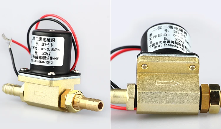 صمام لولبي DF2-3-B DC24V,AC36V, AC220V Two-position two-way for co2 gas ,argon gas welding machineSolenoid Valve صمامات أخرى — تفصيل 2