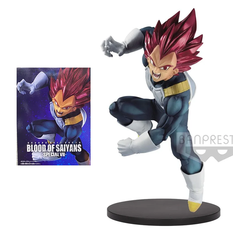 

Bandai Dragon Ball Figure Blood of Saiyans Special Vegeta IV Anime Figure Genuine Model Action Toy Figure Toys for Children