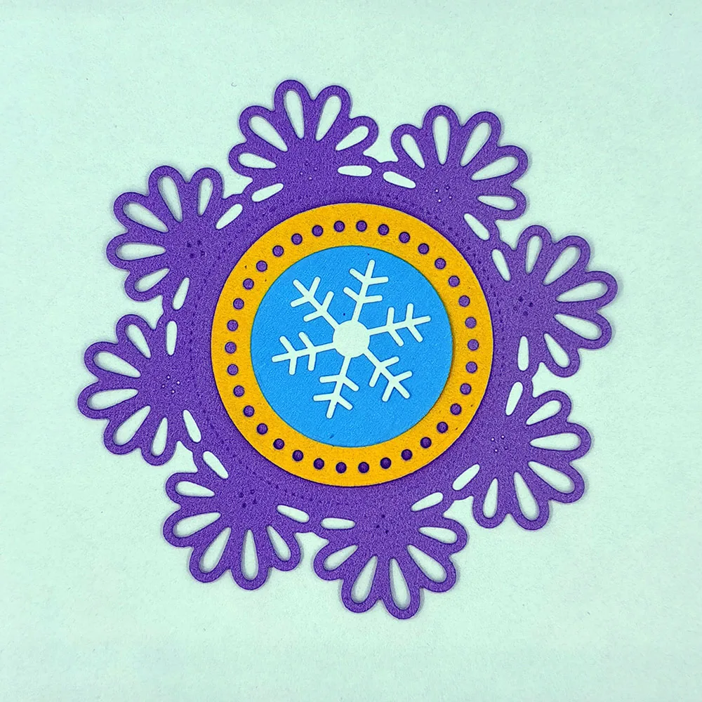 

Circle Snowflake Metal Cutting Dies For Scrapbooking New Troqueles Stamps And Planner Dies Embossing Folder Die Cut Stencil