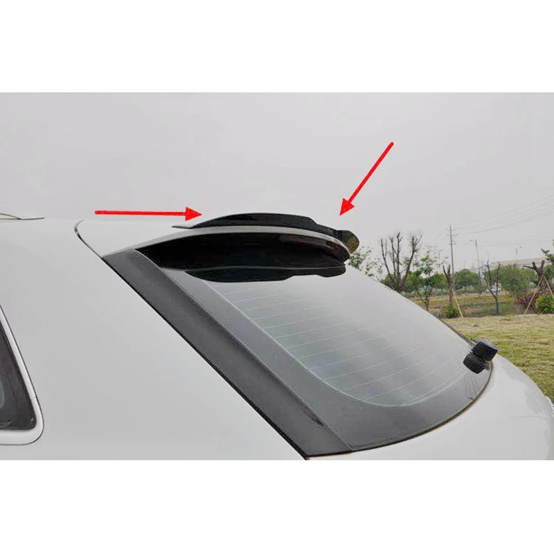 High quality ABS material tail black paint spoiler for Audi Q3 hatchback 2014-2018 MD style