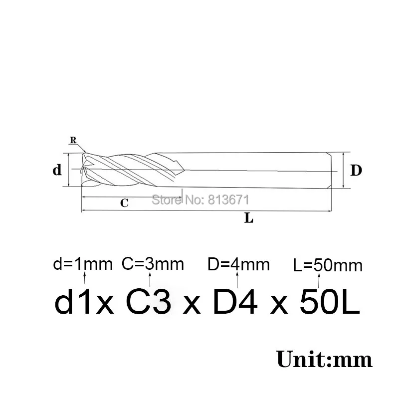 Fresa de máquina de corte cnc, ferramentas de corte, 2 flautas, grande espaço de chip hrc55, nano revestimento, aço de tungstênio, fresa de ponta plana para liga de metal