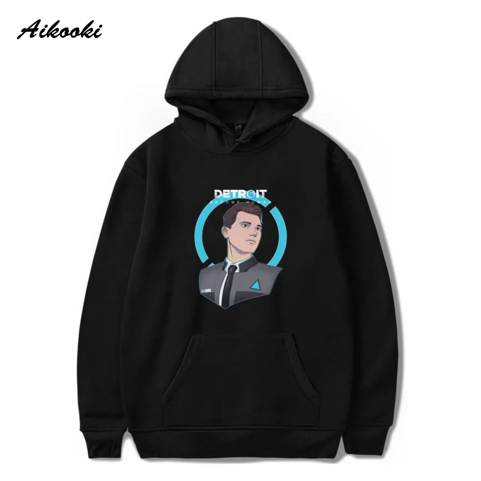 New Detroit Become Human Hoodies Men/Women Autumn Winter Hip Hop Boys/Girls 3D Print KARA Detroit Polluvers Tops All-match