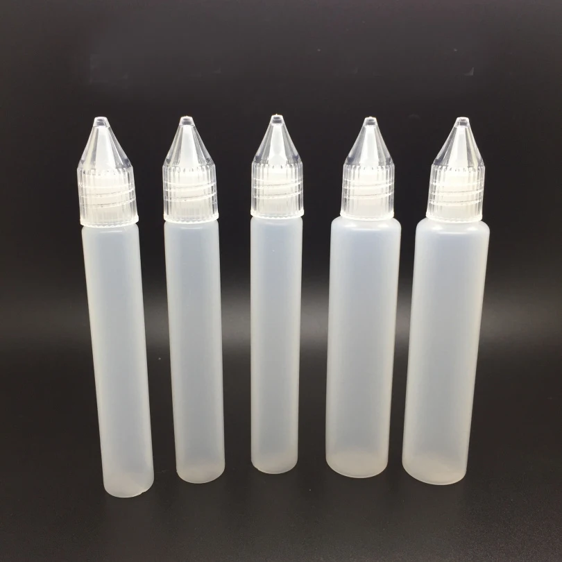 10Pcs Juice Bottle 15ml 30ml Vape Drip Tip Plastic Liquid Storage Squeezable Dropper