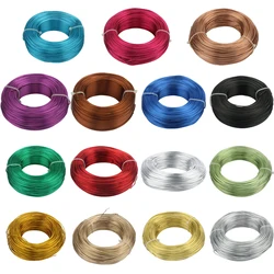 Jewelry Accessories Golden Plated Aluminum Wire 1mm/1.2mm/1.5mm/2mm/2.5mm/3mm Aluminium Metal Wire For DIY Jewelry Findings