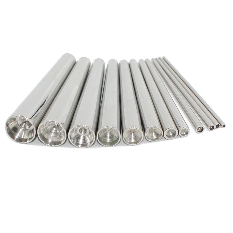 1PC  Professional Body Piercing Tool 316L Surgical Steel Concave Taper Insertion Pins Ear Expander Kit  Fashion Jewelry
