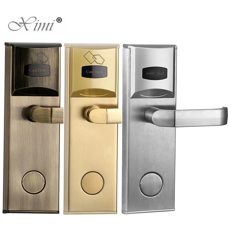 

Stainless Steel Apartment Home Electric Locks Swipe Card Unlock for Hotel Door Lock Door Access Control System