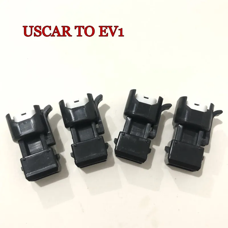 Solid type Uscar to ev1 adaptor ev1 to ev6 ev14 for bosch LS1 LS2 LS3 fuel injector connector