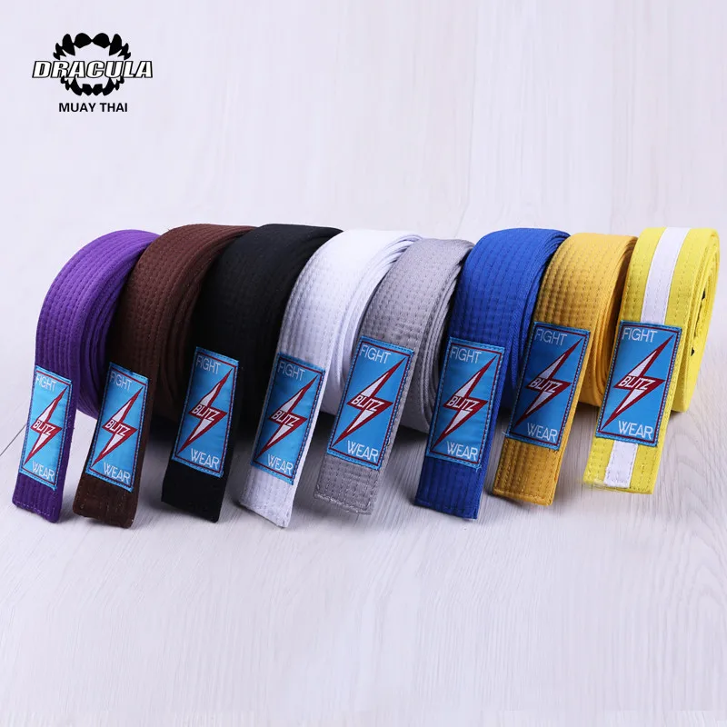 Dracula Children's Fightwear Brazilian Jiu-Jitsu MMA Gi BJJ Belt White,Blue,Grey,Purple,Brown,Black For Y1 Y2 Y3 Y4 Y5 Y6