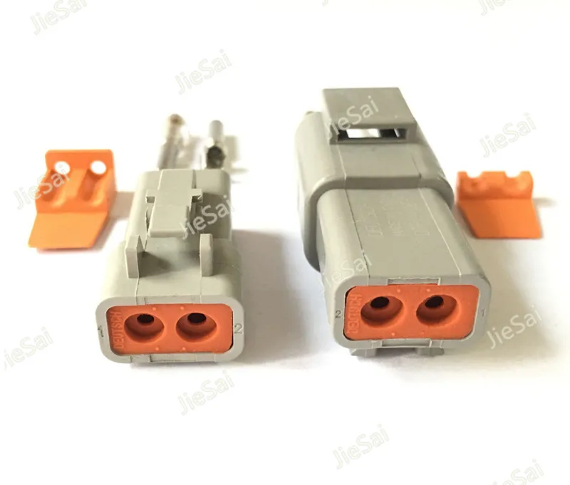 2 Pin DTP06-2S DTP04-2P Female Male DTP Series Automotive Connector Waterproof Electrical Wire Connector For Deutsch