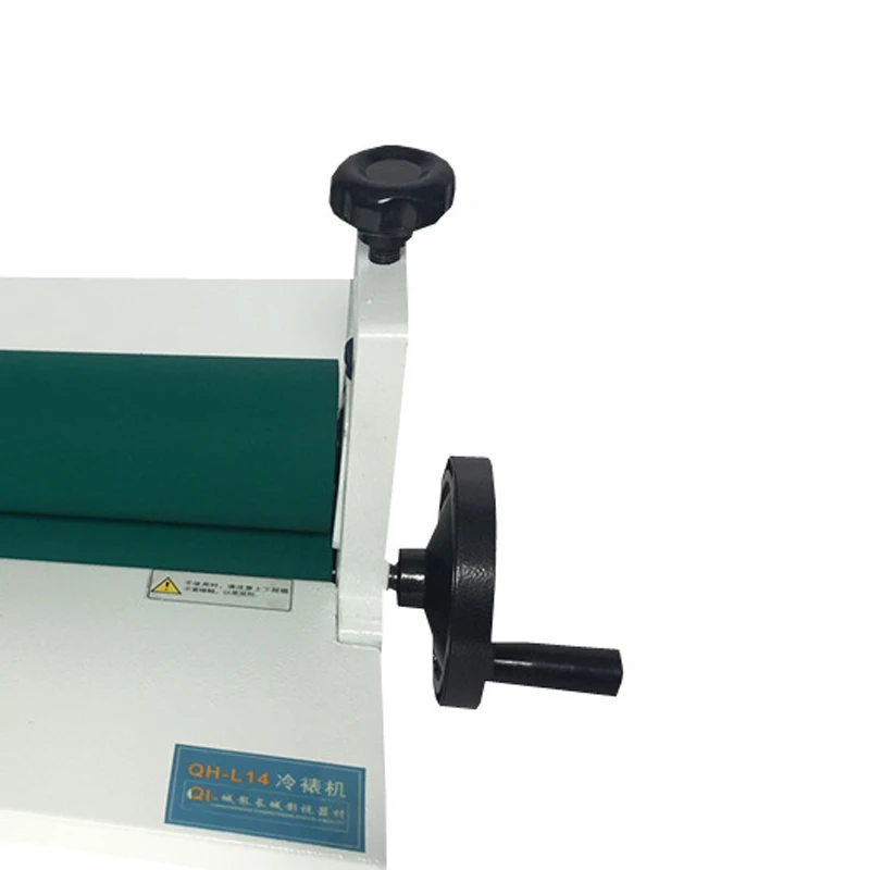 QH-14 Manual Cold Laminating Machine Small Household Silicone Roller Manual Photo Cold Laminating Machine