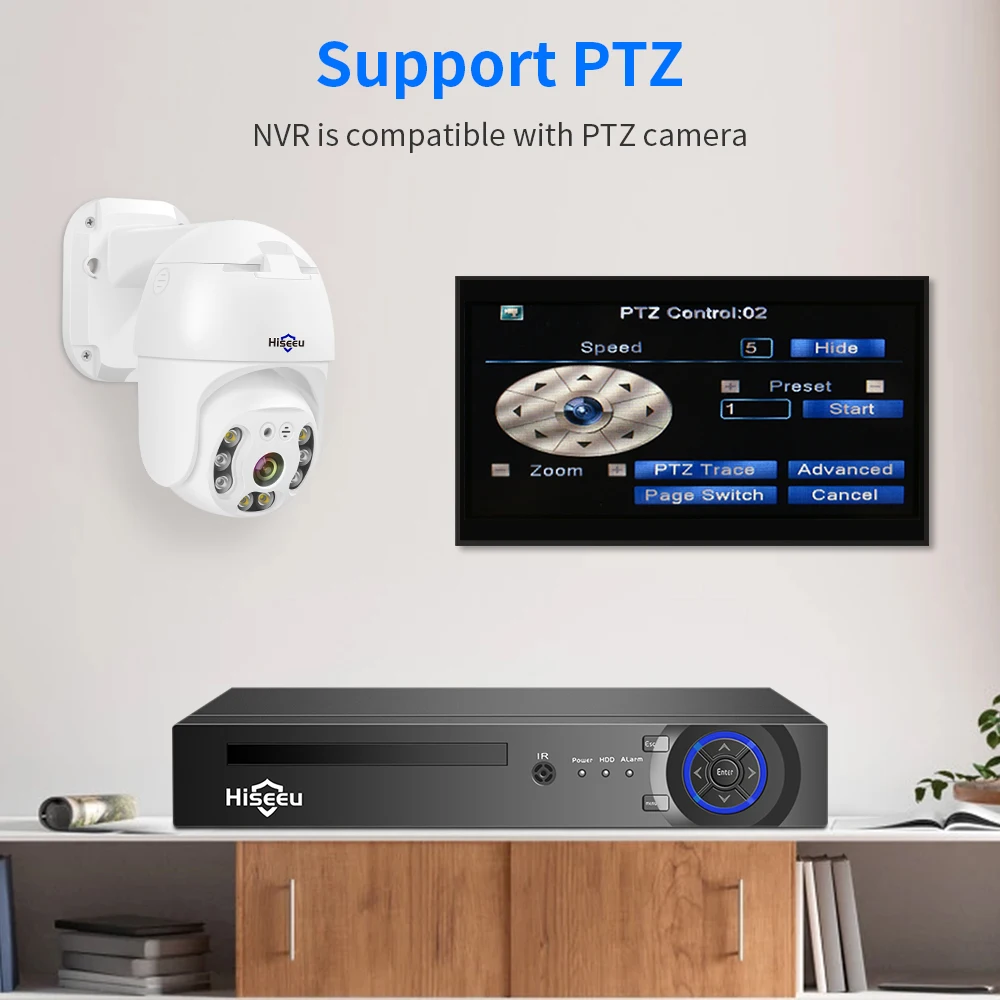 Mulai! H.265 + 4CH 10CH 16CH POE NVR untuk IP kamera pengintai keamanan sistem CCTV 5MP 8MP 4K perekam Video Audio deteksi wajah