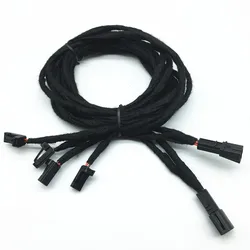 Auto-interieur achter voetenruimteverlichting upgrade Kabel kabelboom Voor vw Audi A1 A2 A3 S3 A4 s4 b7 b8 B9 a5 s5 A6 A7 A8 Q3 Q5 Q7