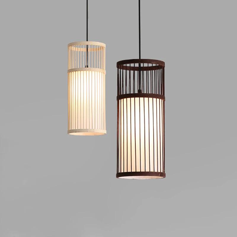 Imagem -04 - Estilo Chinês Bambu Luzes Pingente Mão Fazer Suspensão Luminária Sala de Jantar Pendurado Lâmpadas Loft e Sala de Estar Pingente Luzes Novo