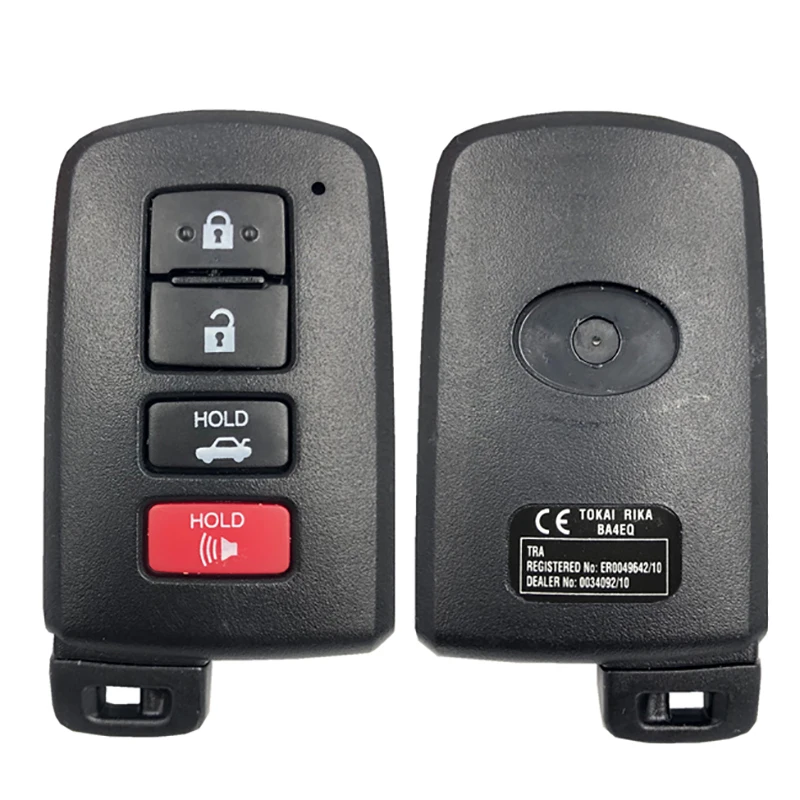 CN007086 Aftermarket 4 Button Smart Key Control For Toyota Camry Avalon Aurion With BA4EQ P1 88 DST-AES Chip 433MHz 89904-33460