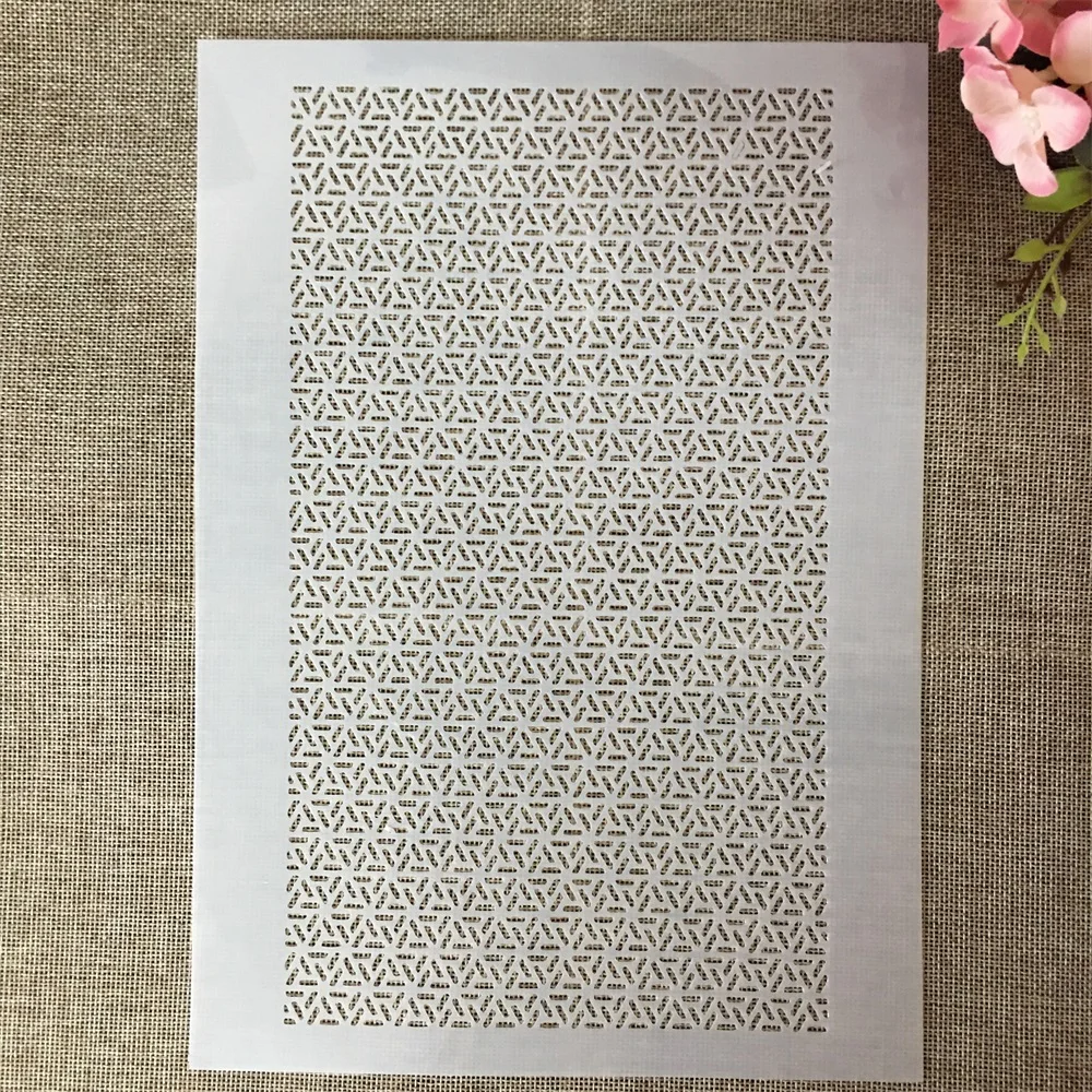A4 29cm węzeł geometria tekstura DIY nakładanie warstw szablony malowanie ścian księga gości kolorowanie tłoczenie Album dekoracyjny szablon