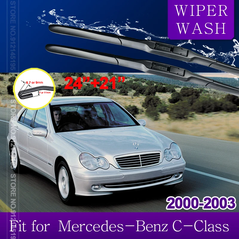 

Car Wiper Blade for Mercedes-Benz C-Class C32 W203 2000 2001 2002 2003 Front Window Windscreen Windshield Wipers Car Accessories