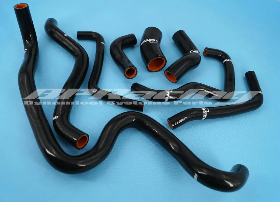 SILICONE HEATER HOSE KIT FOR Nissan Almera N15 /Primera P11 GT 2.0 sr16VE sr20VE  Black