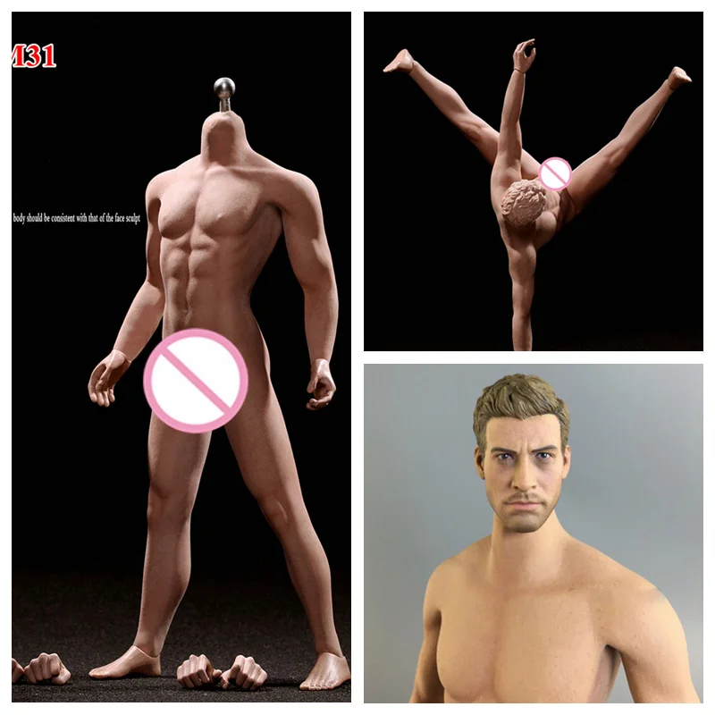 

1/6 SFD Suntan Skin Higher and Thin Male Figure Body Accessories Tall 28cm BJD DIY Action Figure Doll Soft Silicone Model C1211