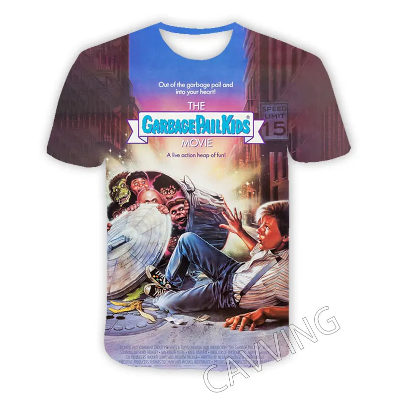 CAVVING 3D Printed  Garbage Pail Kids  Casual T-shirts  Hip Hop T Shirts Harajuku Styles Tops Clothing for Men/women   T03