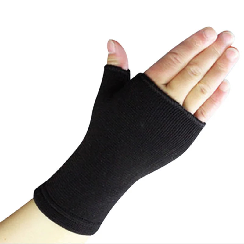 1 pair of ultra-thin ventilated wrist arthritis support sleeve support gloves elastic palm wrist support sports wristband