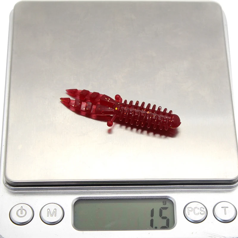 Vinilo Camarón Mini Cola Suave 5,5 cm – Señuelo pesca deportiva - imagen 2