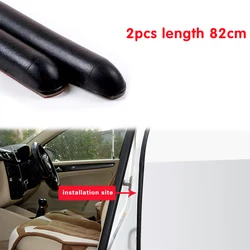 2PCS Auto Tür Gummi Dichtung Streifen Füllstoff Auto Tür Weathers Für B säule Schutz Dicht Streifen Dichtstoff Für Auto tür Dichtung