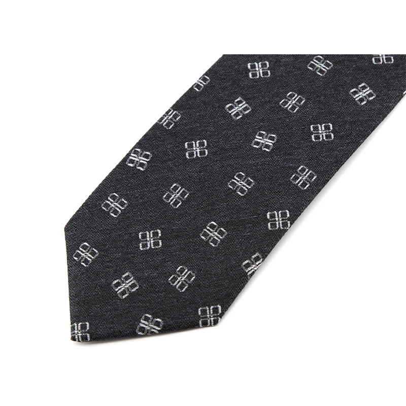 Dark Grey Men's Ties Business Dresses Necktie High Quality Fashion Formal Work Cravat Male Gift With Box （Coffee）