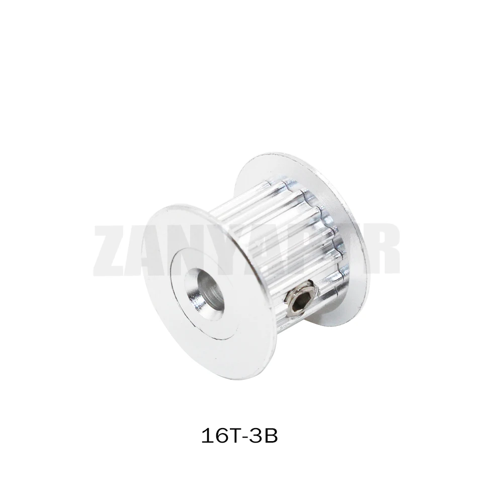 3D Printer Parts 2GT GT2 Aluminum Timing Belt Idler Pulley 16T 20T Teeth Tooth 3mm 5mm 8mm Bore For Width 6mm Timing Belt