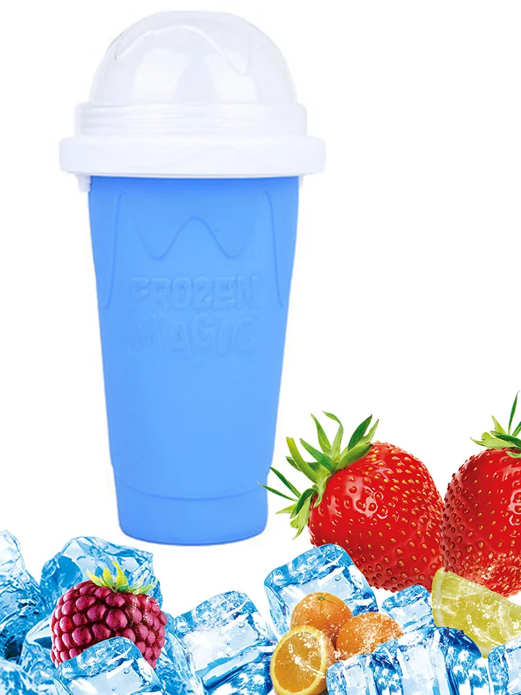 Slush Maker Cup Smoothie Cooling Cup Household Ice Crusher Quick Frozen Slushie Cooling Cups For Homemade DIY Milk