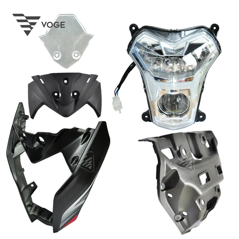 

Motorcycle Lx300-6a 300r Original Deflector Cover Plate Glass Headlamp Back Plate Apply for Loncin Voge