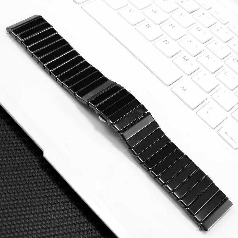 Quality Ceramic watchband 27mm 35mm black strap Replacement belt for Black Diamond series men\'s bracelet