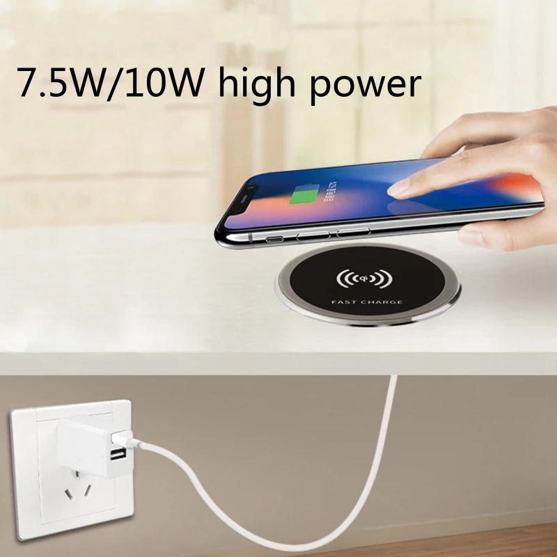 15W Quick Charger 3.0 Built in Desktop Device Fast Wireless Charger Embedded Charger