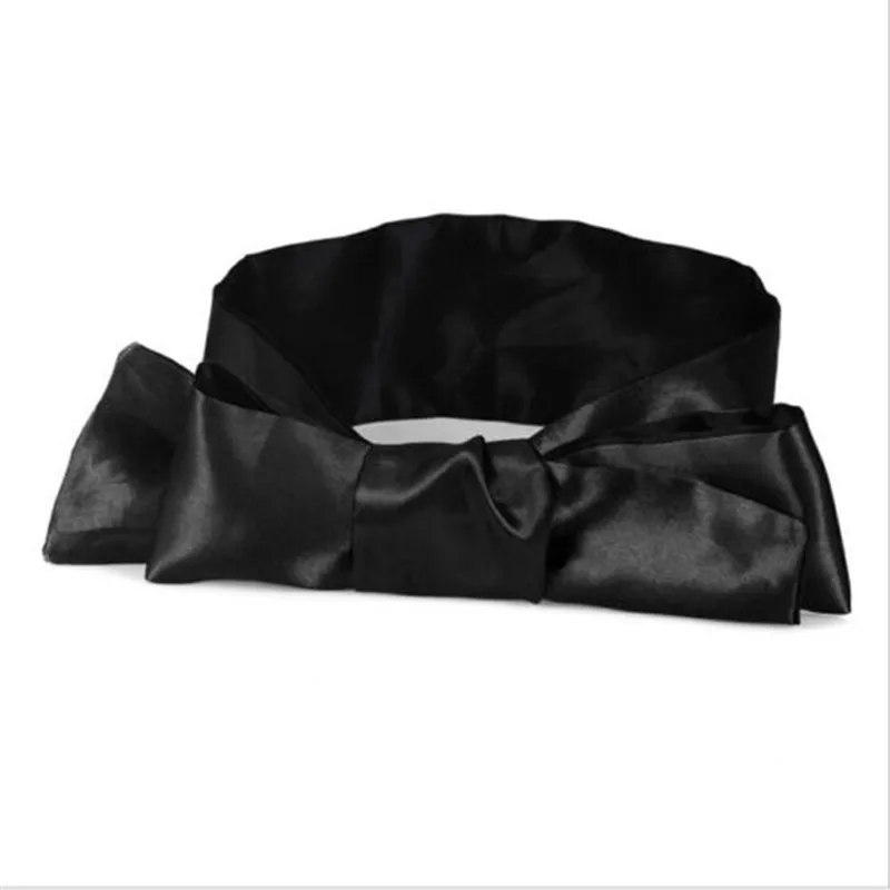 Sexy Lace Eye Mask Blindfold Handcuff Restraint Flogger Whip Costume Ecstasy Silk Satin Tie Eye Shade Cover Band Blinder Ribbon