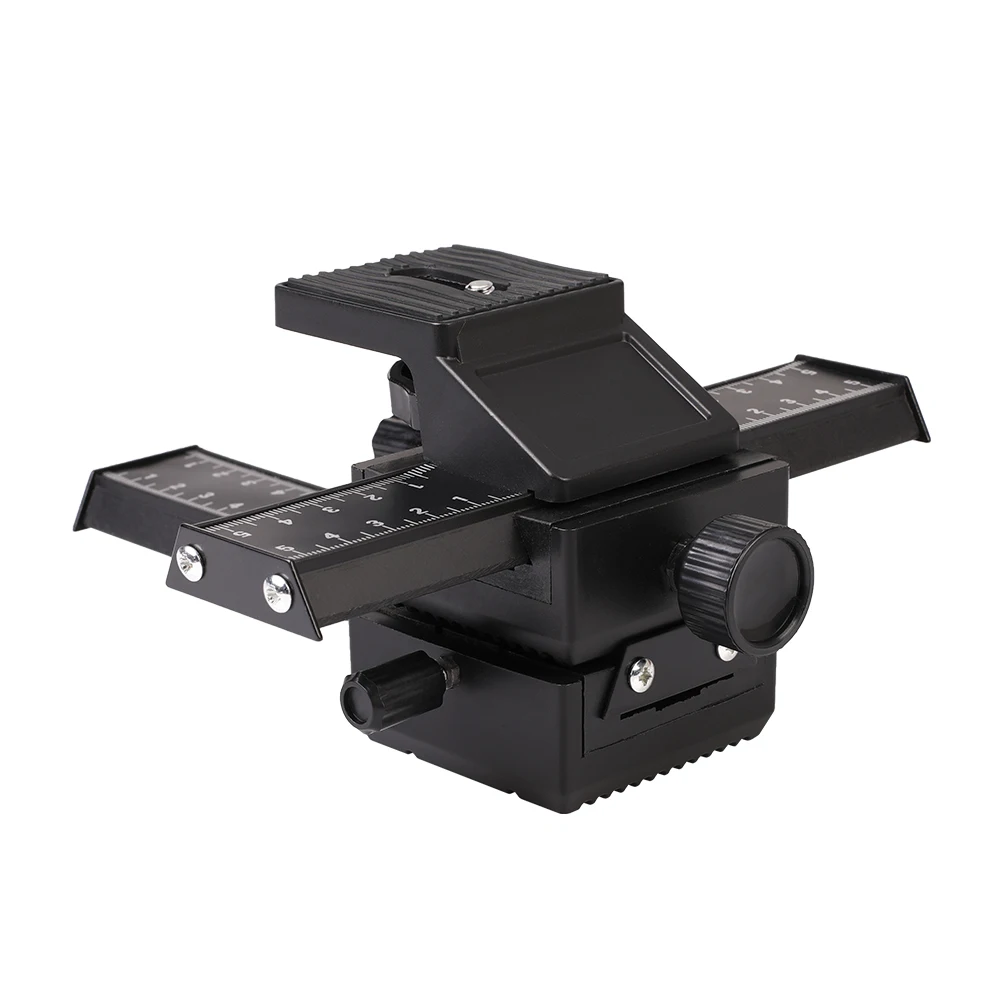 Macro Focusing Rail Slider Close-Up Shooting Tripod Head quick realease plate for DSLR Cameras