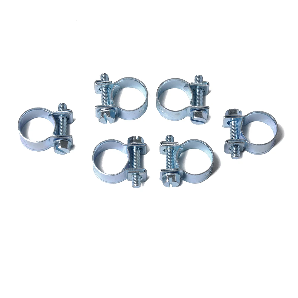 10PCS/Set 7-9mm Mini Clamp Fuel Injection Hose Air Hose Clamps Assortment Kit Diesel Petrol Pipe Clips