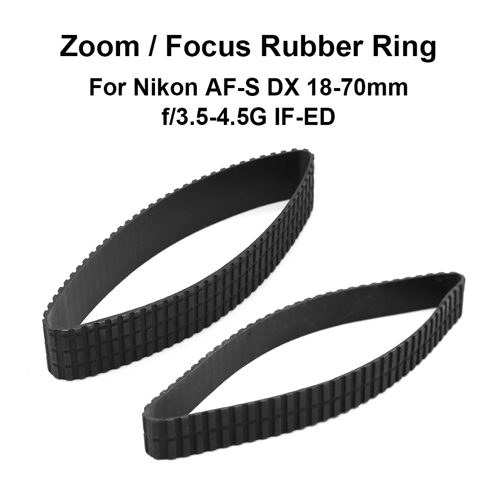 Lens Zoom Grip Rubber Ring / Focus Grip Rubber Ring for Nikon AF-S DX 18-70mm f/3.5-4.5G IF-ED Camera Accessories