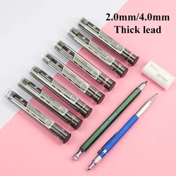 4.0mm Mechanical/Automatic Charcoal Pencil Graphite Lead/Refills/Core Replaceable HB/2B/4B/6B/8B/10B/12B Sketch Stationery