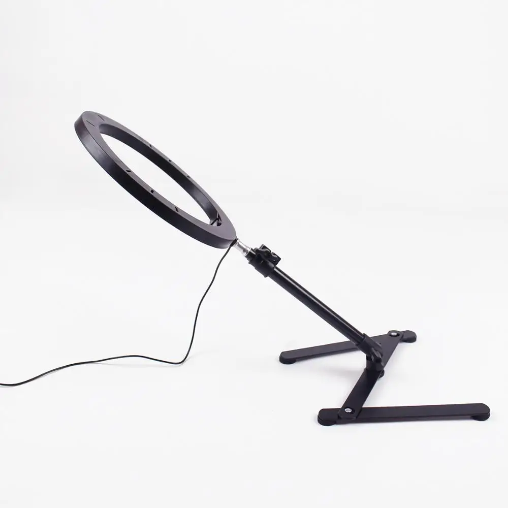 26CM Fill Ring Light Lamp Live Photography Lighting Phone Ringlight Tripod Stand Photo Led Selfie Bluetooth for TikTok Youtube