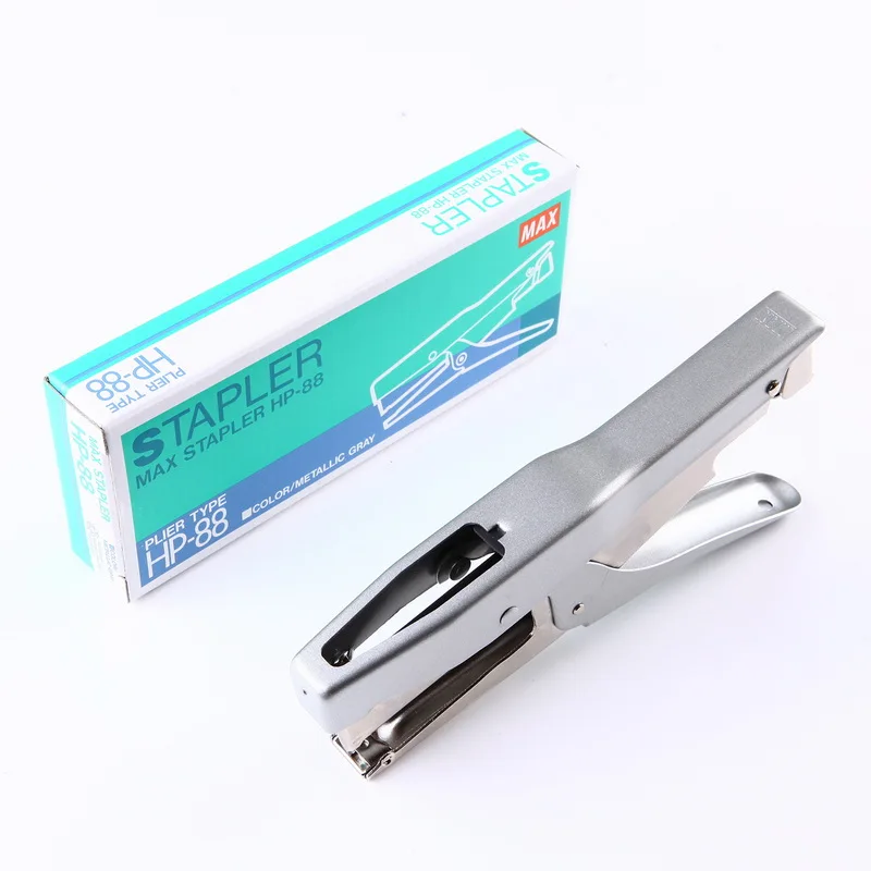 Japan MAX HP-88 Clamp Stapler Labor-saving Hand-held Laundry Factory Label Clamp Stapler Using Arched Nail