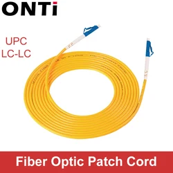 ONTi LC UPC to LC UPC Simplex 2.0mm 3.0mm PVC Single Mode Fiber Patch Cable jumper fiber patch cord fibra optica
