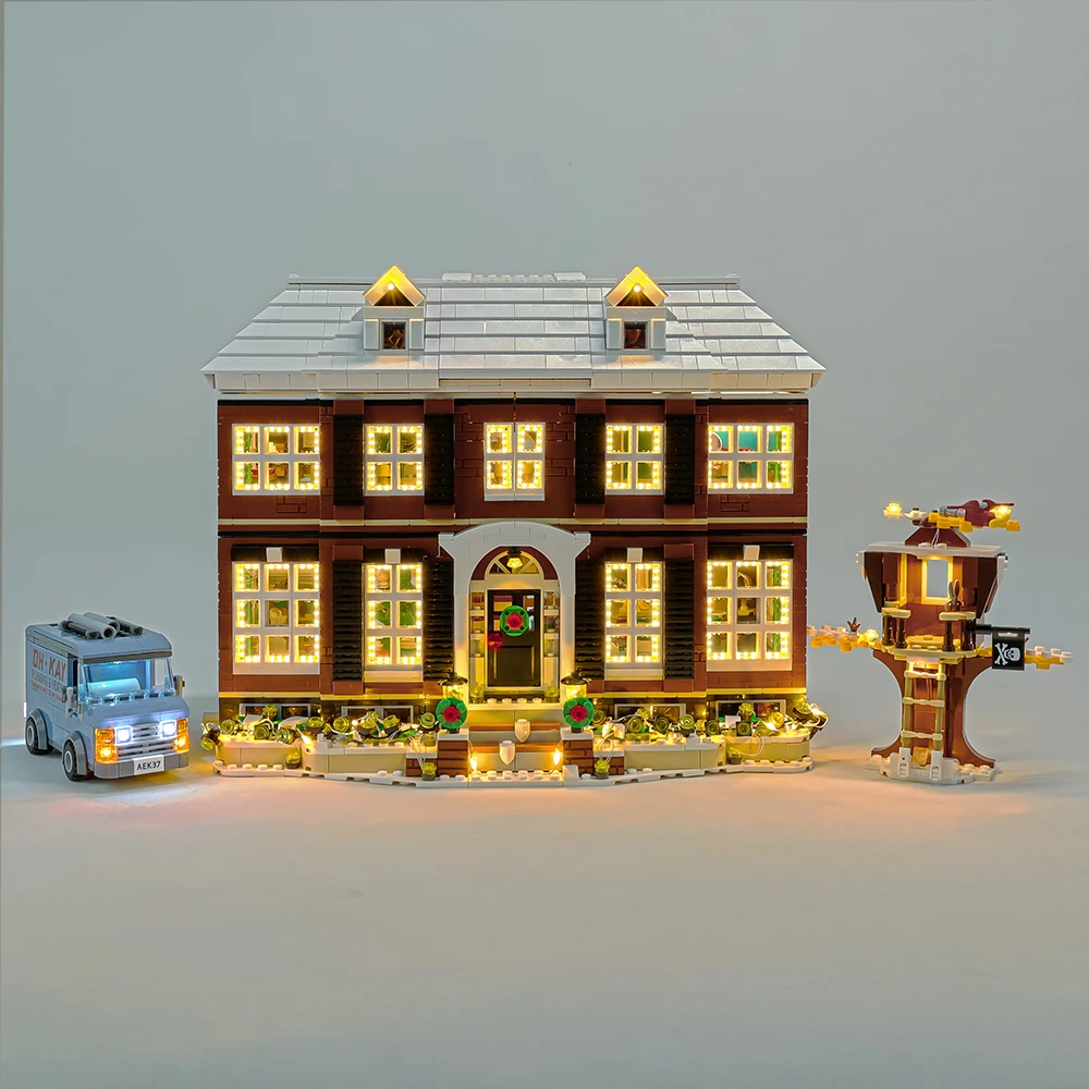 

EASYLITE Christmas Version LED Light Set For 21330 Ideas Home Alone House Street View Blocks Bricks Gift DIY Toys No Model